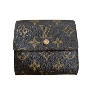 Louis Vuitton Compact Elise Wallet Monogram Vintage Leather